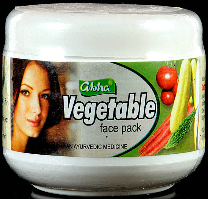 Vegetable Face Pack (An Ayurvedic Medicine) Exotic India Art