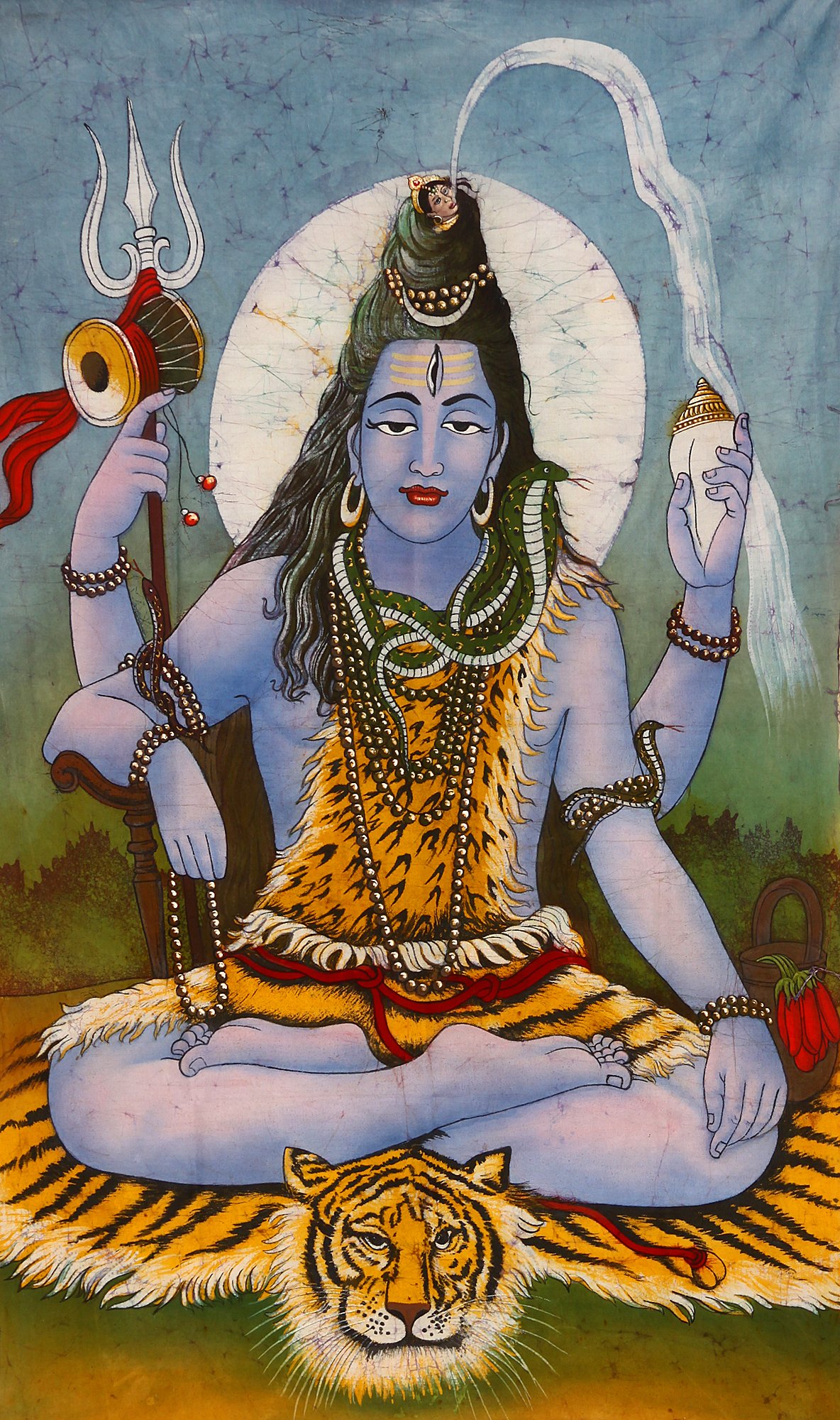 Meditative Shiva | Exotic India Art