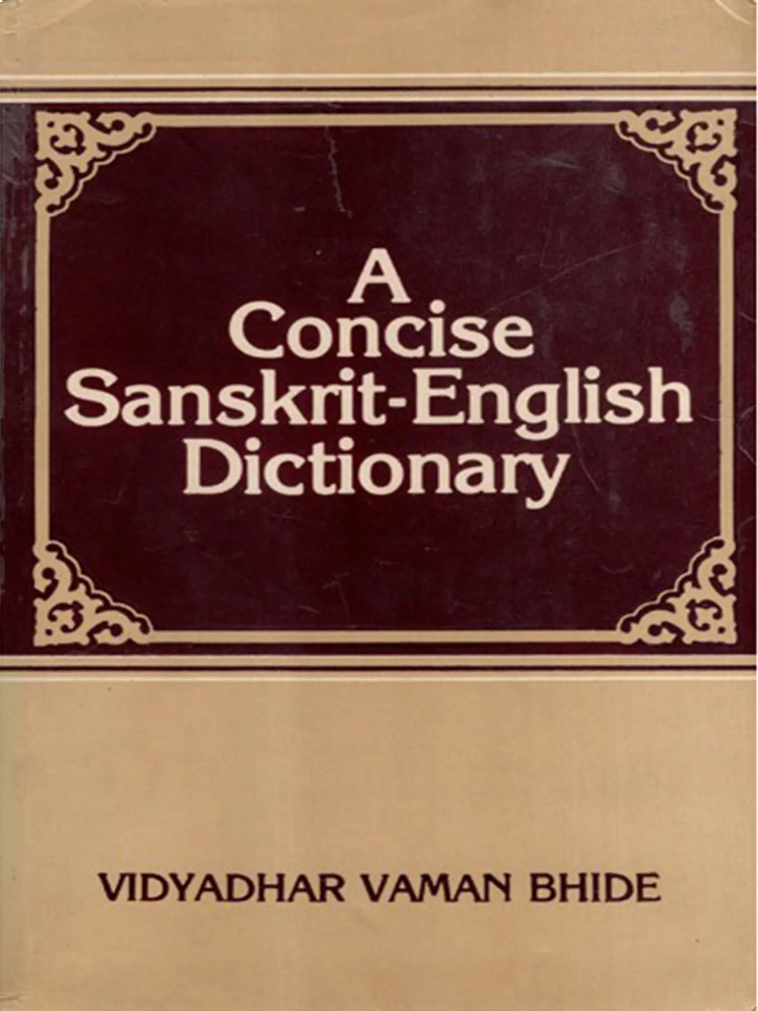 A Concise Sanskrit-English Dictionary | Exotic India Art