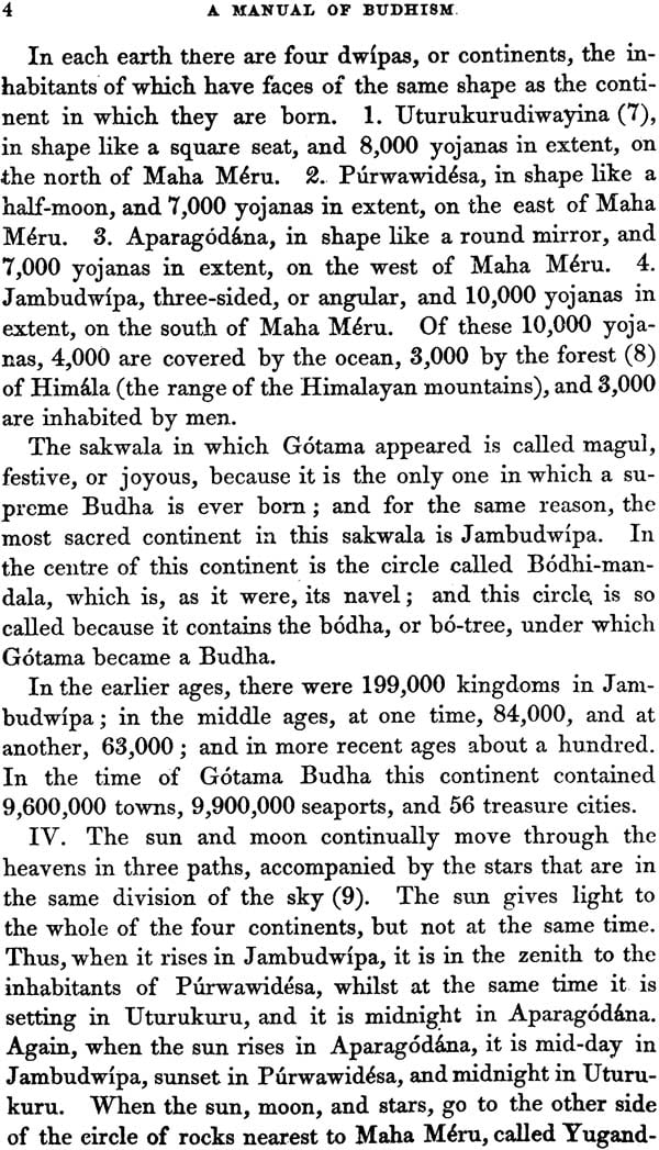 A Manual of Buddhism In its modern development