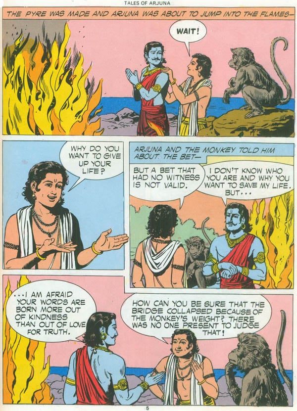 Heroes from The Mahabharata: Bheeshma, Drona, Tales of Arjuna, Karna,  Abhimanyu (Comic) | Exotic India Art