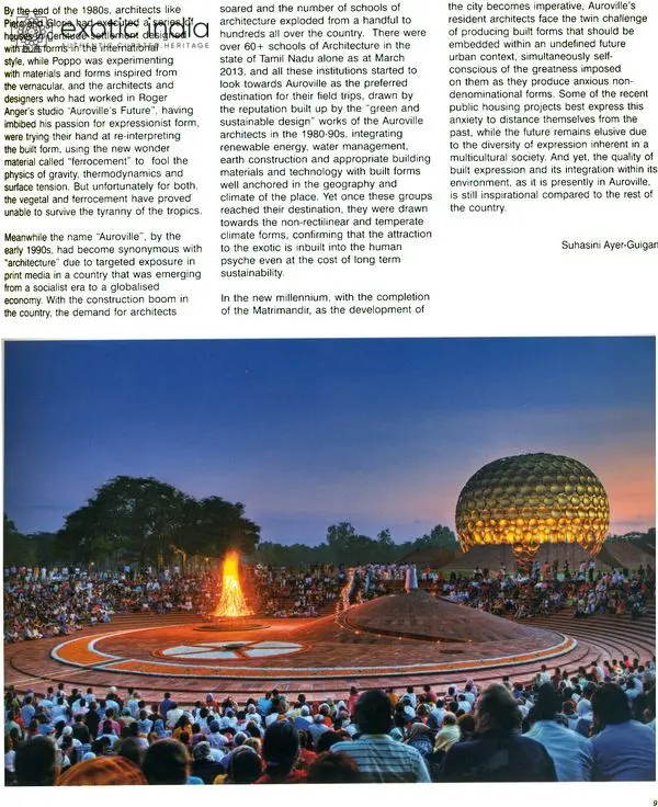 Auroville Architecture (Towards New Forms for a New Consciousness