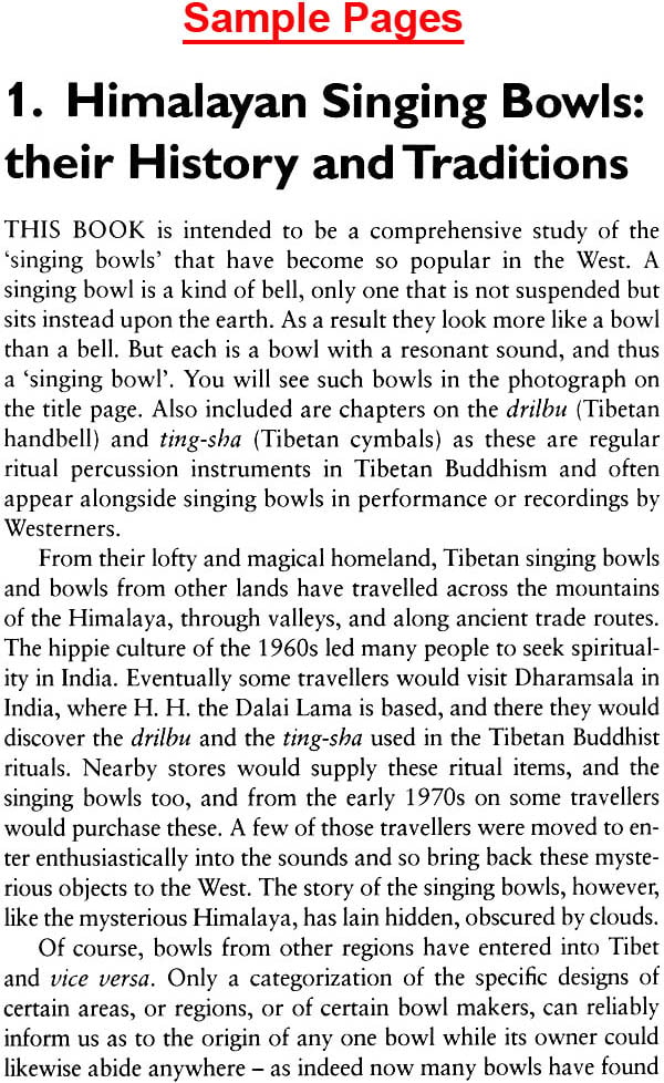 A Complete Book of Singing Bowls (Himalyan Sound Revelation) Exotic India  Art