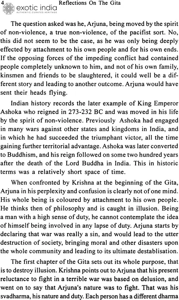 Reflections on the Gita (A Commentary on Vinoba's Talks on the