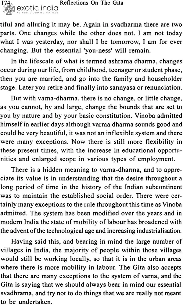 Reflections on the Gita (A Commentary on Vinoba's Talks on the