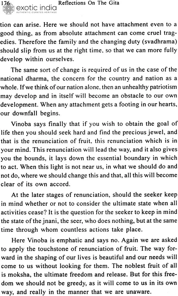 Reflections on the Gita (A Commentary on Vinoba's Talks on the