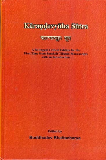 Karandavyuha Sutra (A Bi-lingual Critical Edition for the First Time ...