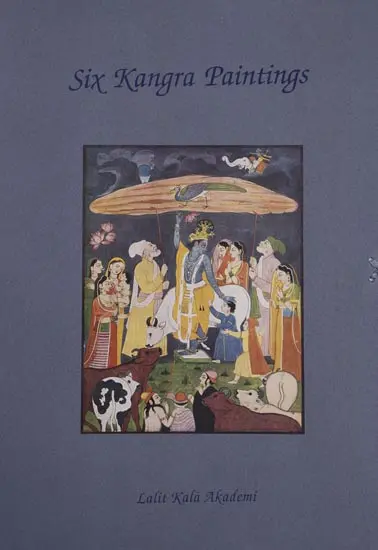 Six Kangra Paintings (Portfolio) | Exotic India Art Six Kangra Paintings (Portfolio) | Exotic India Art
