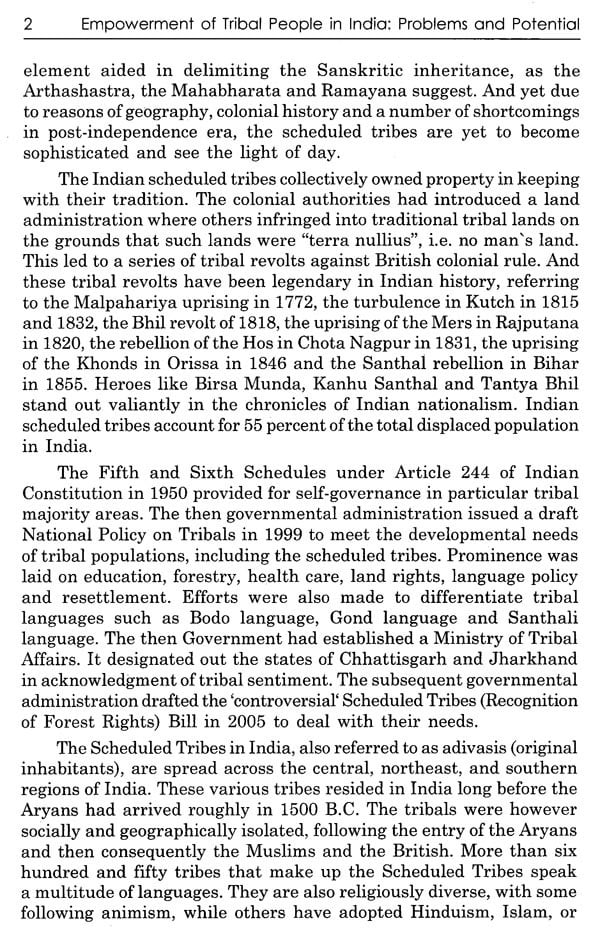 essay on tribal rights