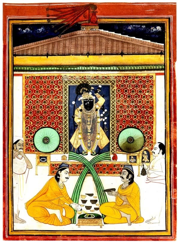 Nathdwara Paintings from the Anil Relia Collection- The Portal to Shrinath  Ji | Exotic India Art