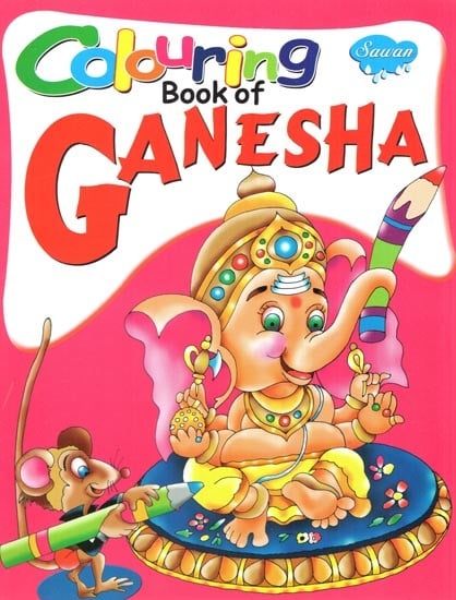 Easy draw and colour ganapati bappa @TaposhiartsAcademy - YouTube