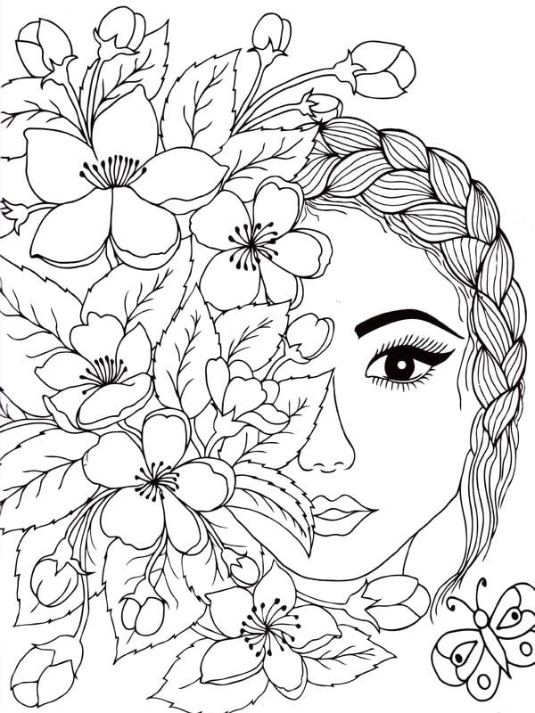 Colouring Book For Adults: Floral Patterns (A Pictorial Book) | Exotic ...