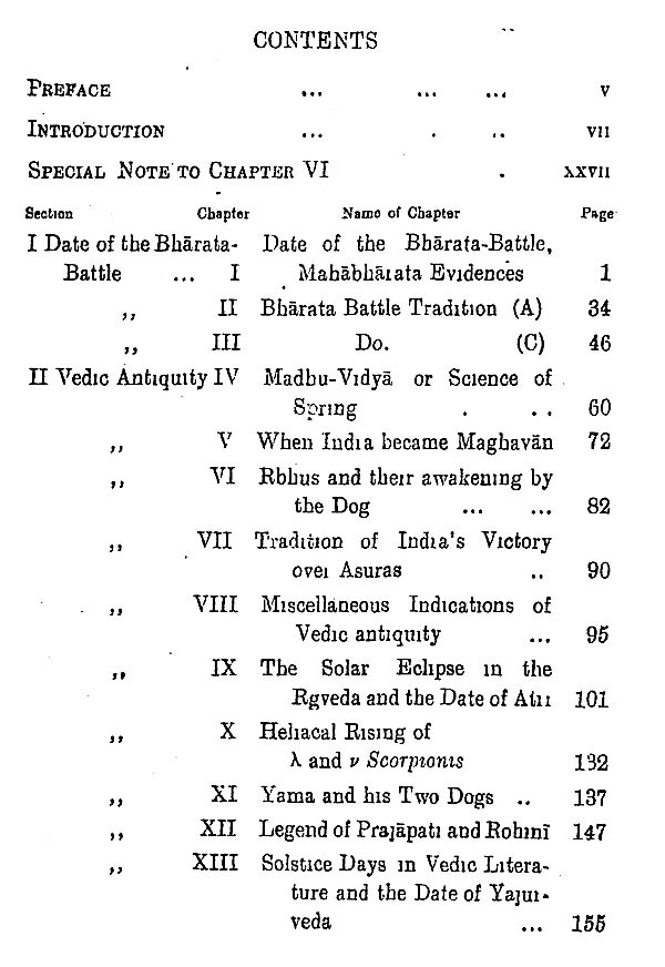 Ancient Indian Chronology Illustrating Some Of The Most Important ...