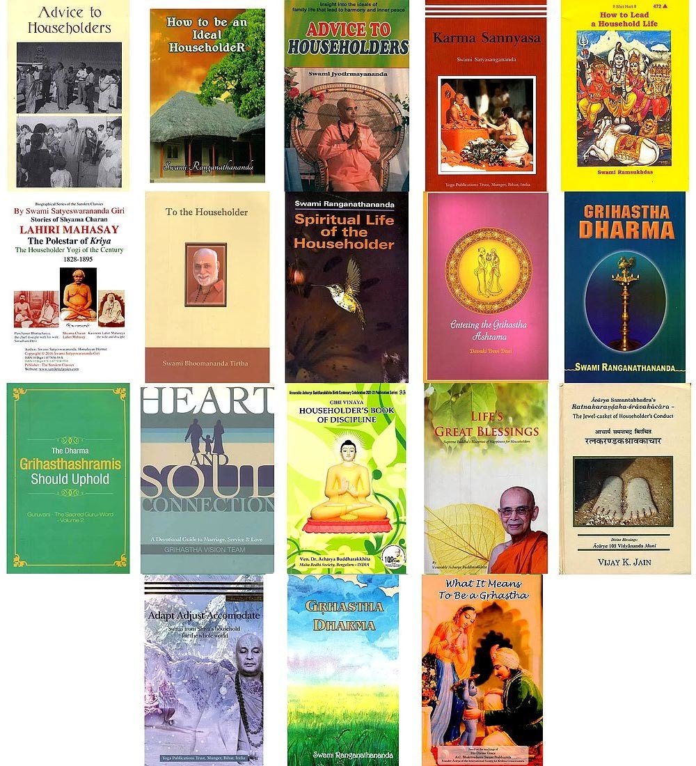 Living a Householder's Life (Grihastha Dharma, Set of 18 Books ...