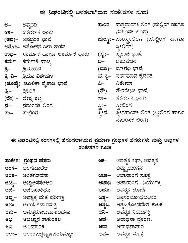 ಪ್ರಾಕೃತ-ಕನ್ನಡ ಬೃಹತ್ ನಿಘಂಟು: Prakrit-Kannada Big Dictionary (Kannada ...