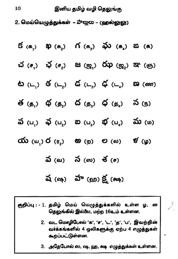 learn telugu through tamil books