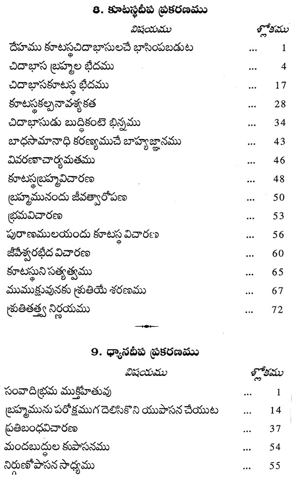 Srimadandhra Vedanta Panchadasi (Telugu) | Exotic India Art