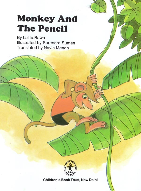Monkey and The Pencil | Exotic India Art