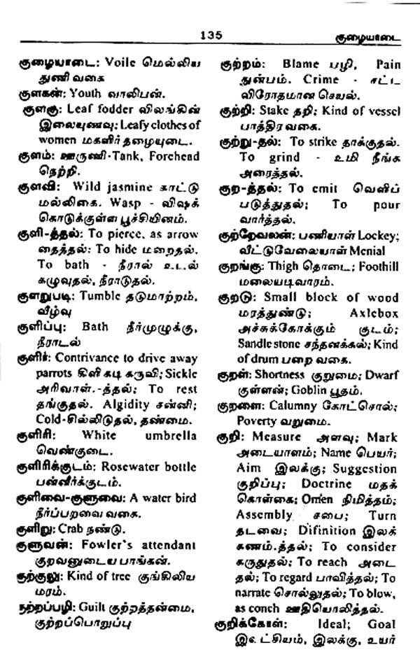 tour meaning in tamil dictionary