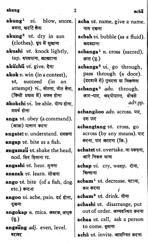 AOEnglishHindi Dictionary Exotic India Art