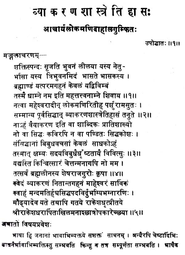 व्याकरणशास्त्रेतिहास: History of Vyakarana Shastra | Exotic India Art