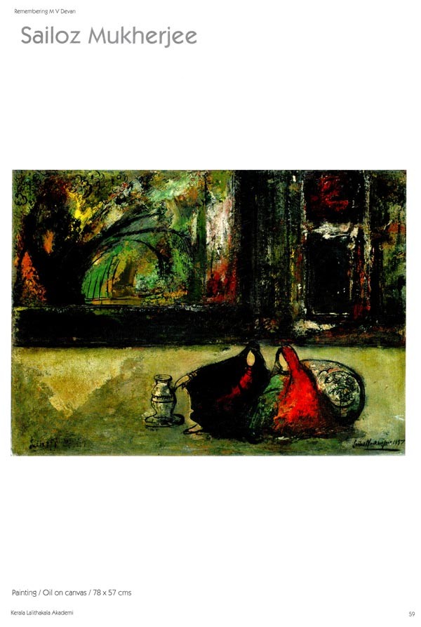 Remembering MV Devan Drawing, Painting, Graphic Prints and Sculptures