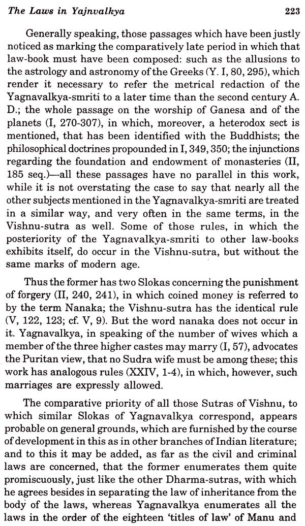 Ancient Indian Law (Set of 3 Volumes) Exotic India Art