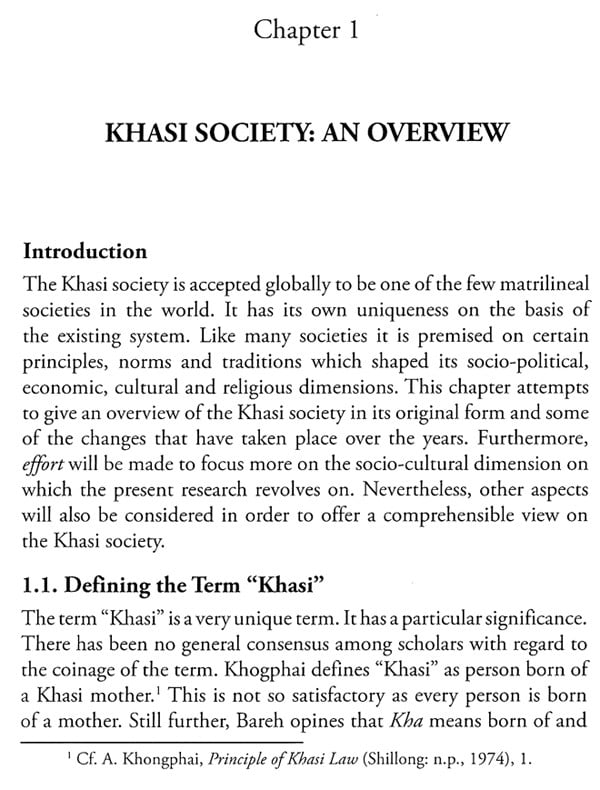 Video Xxx Iakhai Para Khasi - Domestic Violence And Matrilineal Society - Recapturing Khasi  Theological-Ethical Values | Exotic India Art