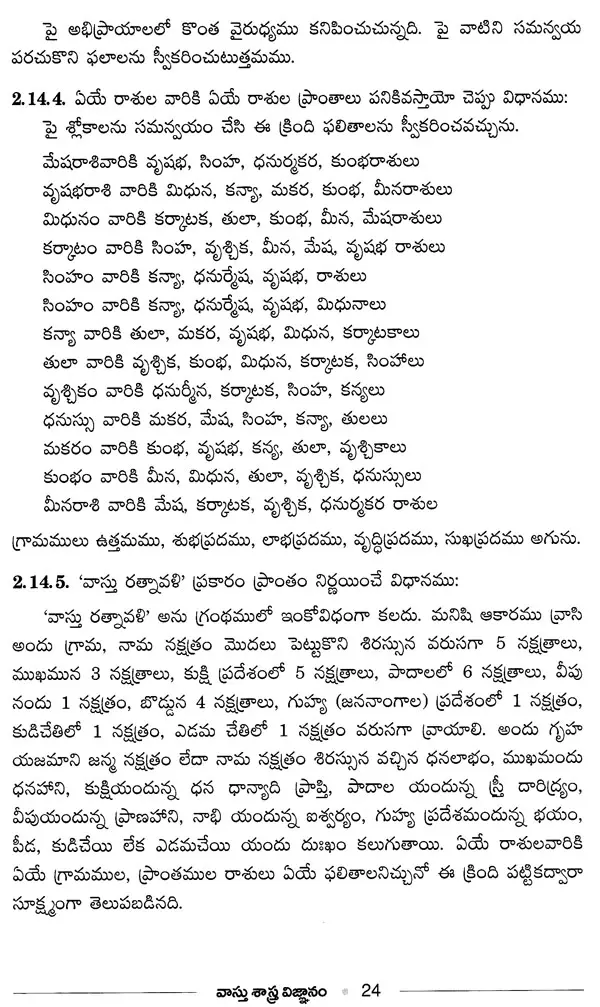 వాస్తు శాస్త్ర విజ్ఞాన సర్వస్వము: Vastu Sastra Vijnana Sarvasvamu ...