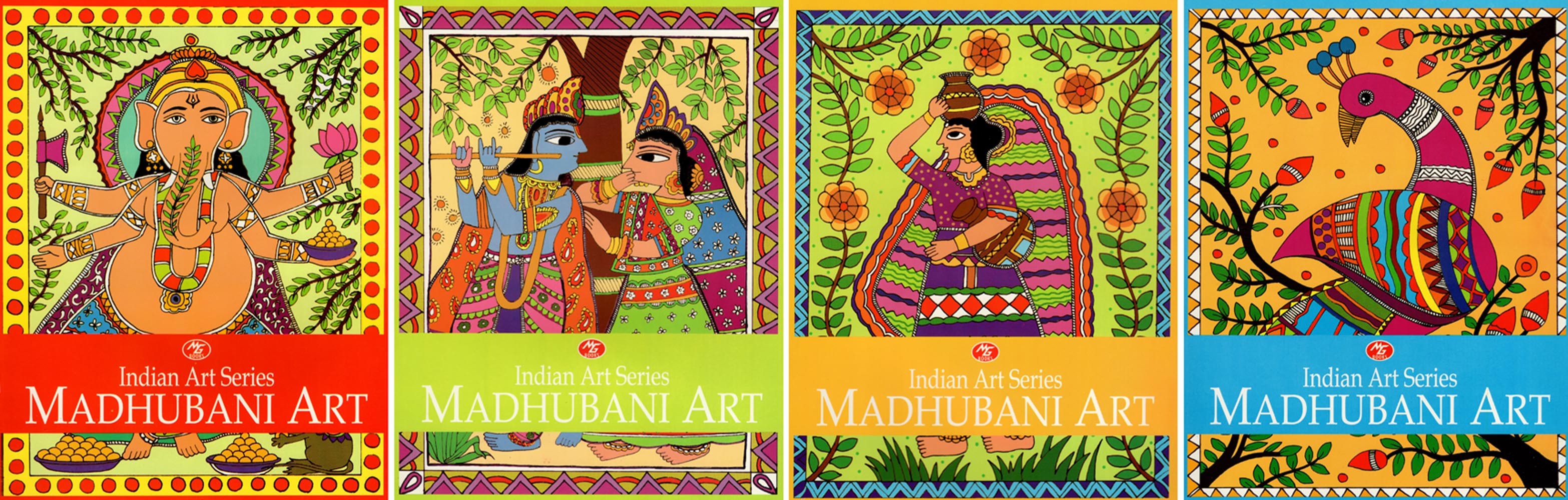 (Set　Indian　of　Madhubani　Art　Exotic　Series　Art-　Books)　Art　India