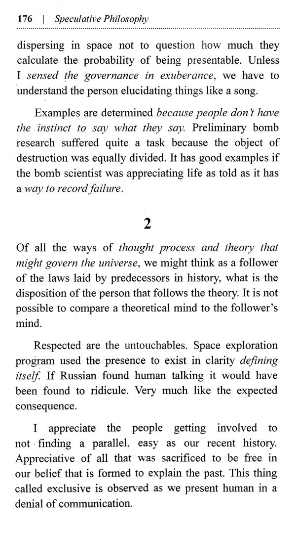 Speculative Philosophy Exotic India Art