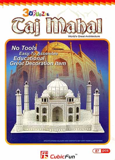 Puzzle 3D de Taj Mahal Arquitectura Mundo a1832 