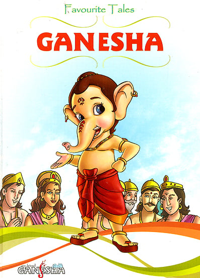 Favourite Tales Ganesha (Comic) | Exotic India Art