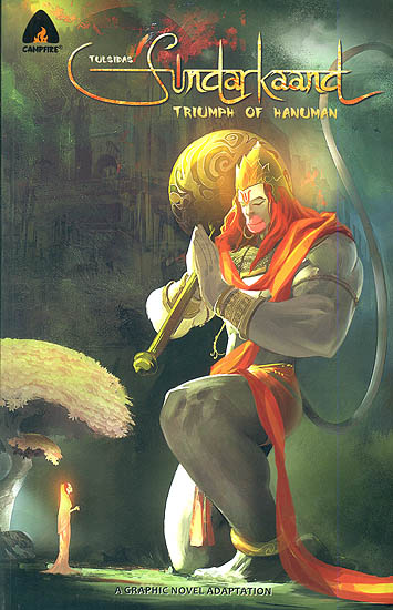 Sundar Kaand: Triumph of Hanuman (Comic Book) | Exotic India Art