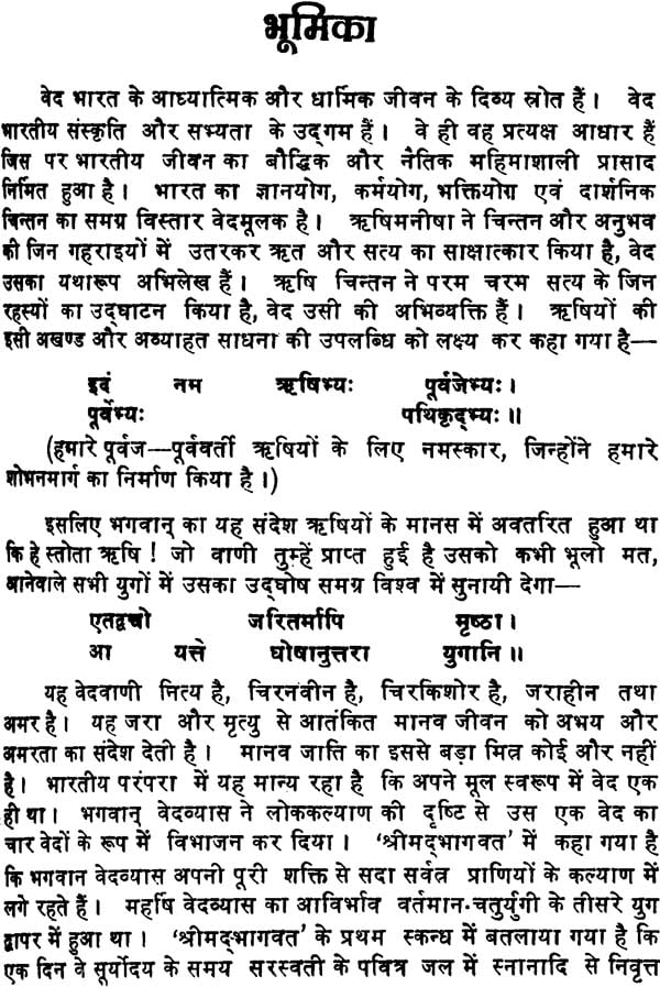 यज र व द Yajurveda Word To Word Meaning Hindi Translation And Explanation Set Of 2 Volumes Exotic India Art