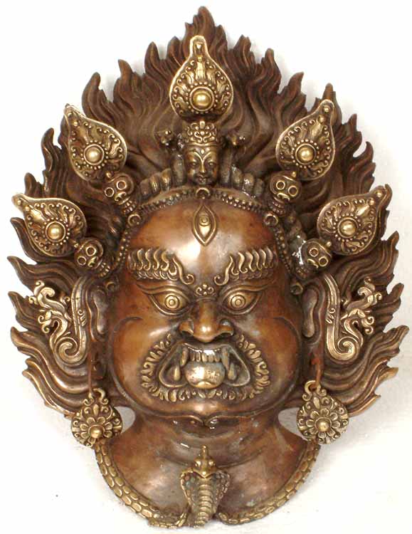 Bhairava (Wall Hanging Mask) | Exotic India Art