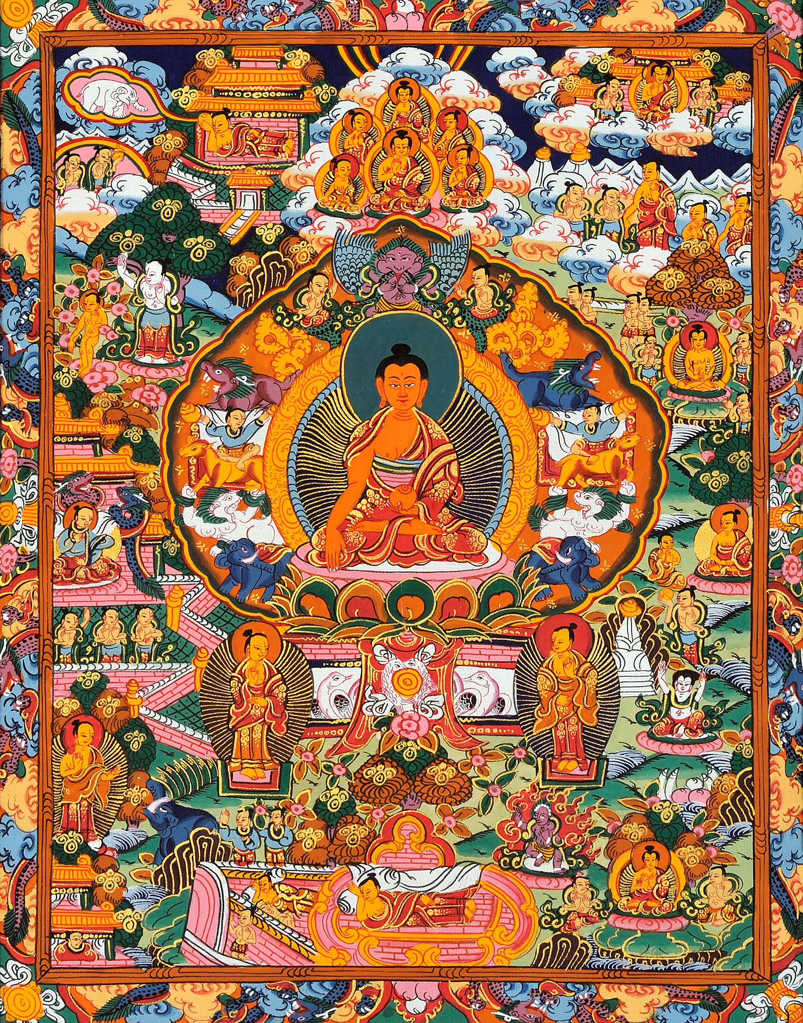 Будду игра. Будда тханка. Будда Шакьямуни тханка. Будда тибетская тханка. Тибетская живопись тханка.