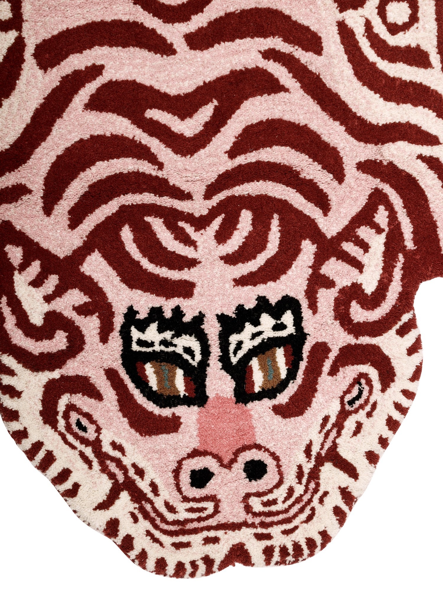 Tibetan Tiger Mat from Mirzapur