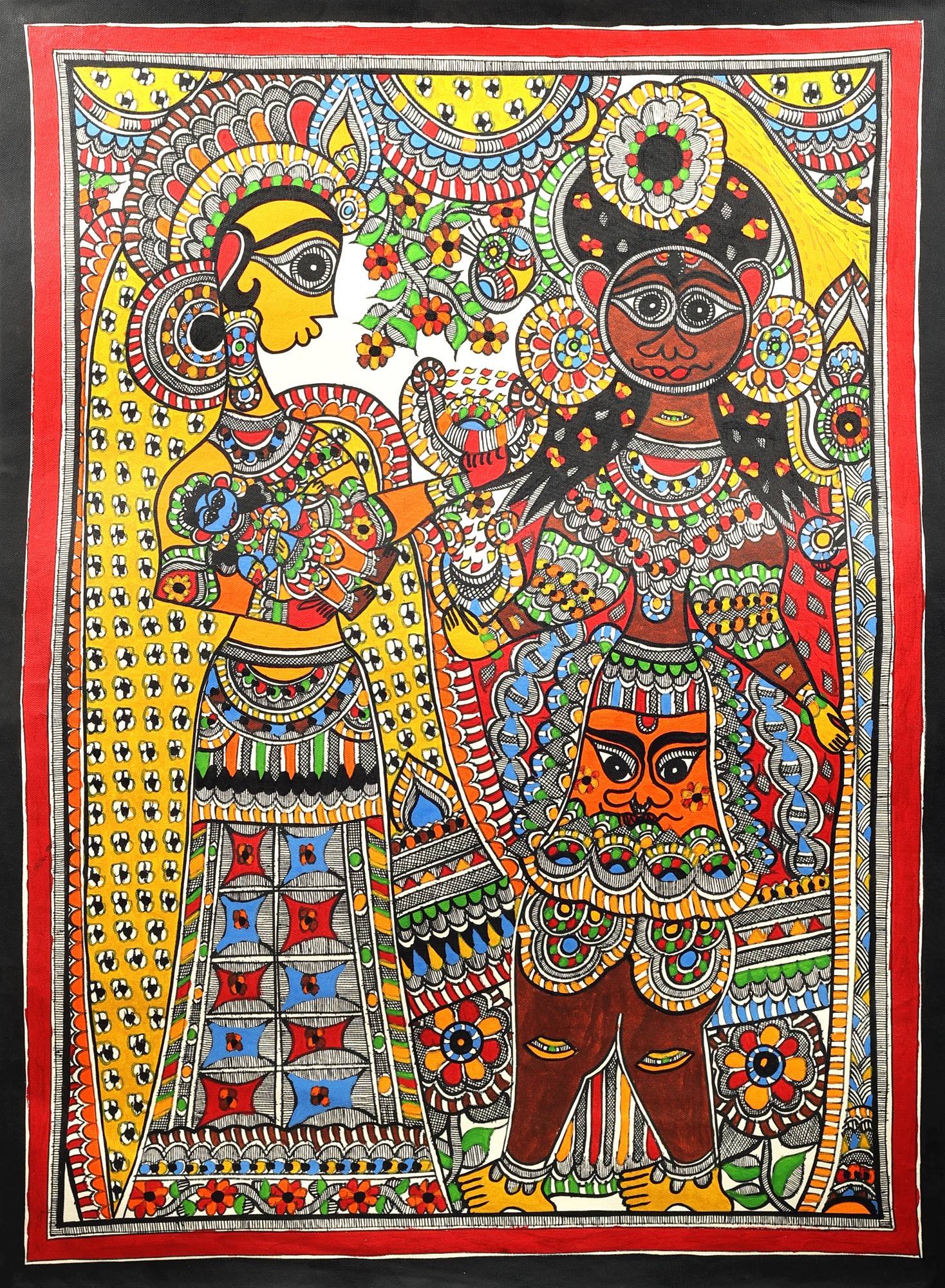 Indian traditional painting hi-res stock photography and images - Alamy