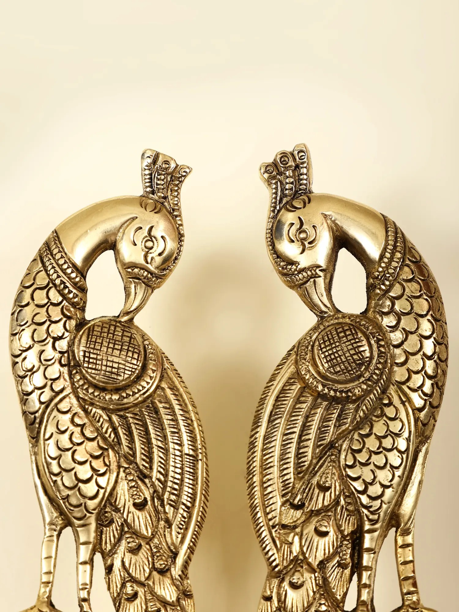 Handmade Premium Brass Peacock Handle for Wardrobe