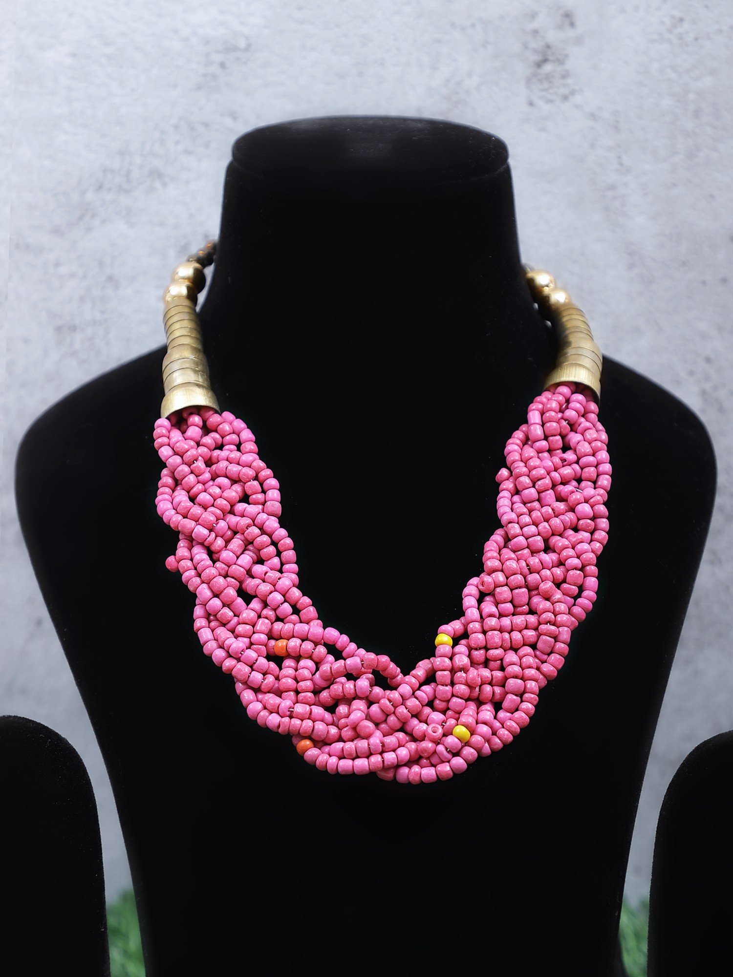 Braided Bead Necklace | Indian Necklaces with Unique Designs | Exotic ...