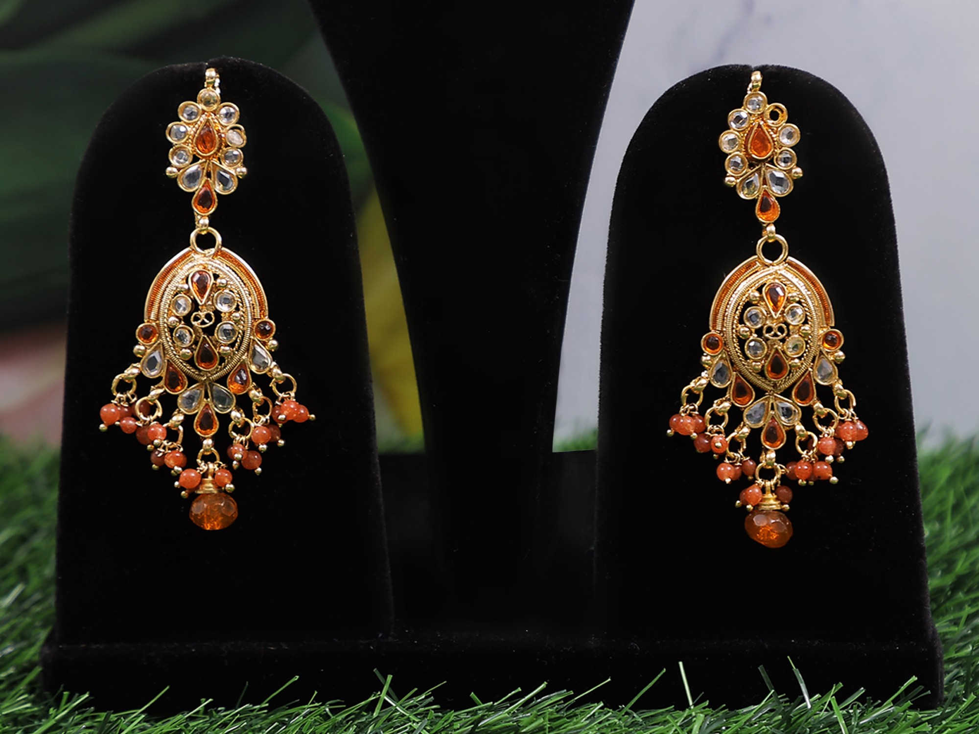 Buy online Gold Brass Jhumka Earring from fashion jewellery for Women by  Vighnaharta for ₹219 at 85% off | 2024 Limeroad.com
