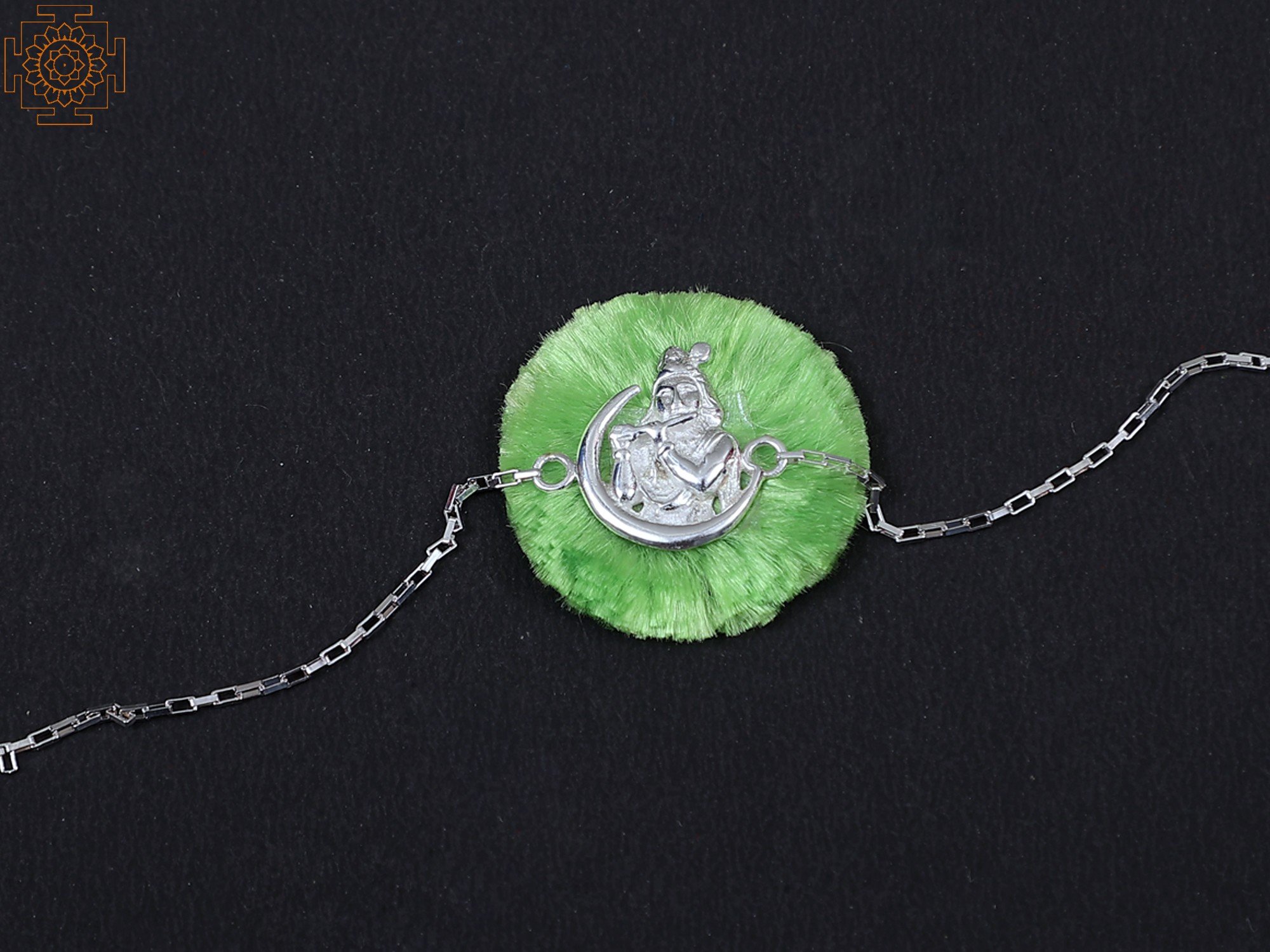 Buy 925 Sterling Silver Divine Lord Krishna Rakhi or Bracelet Best Gift for  Your Brother's for Special Personalized Gifing Rk239 Online in India - Etsy