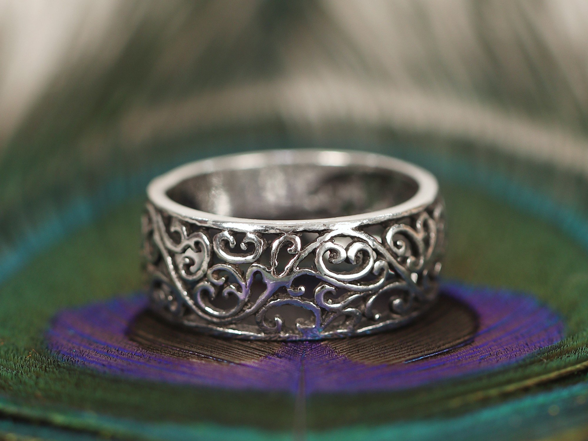 Organic Shaped Silver Ring • BuyArmenian Marketplace