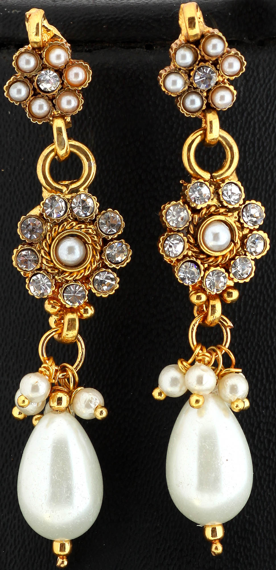 Vintage Costume Jewelry Pearl Earrings | Pearl earrings, Pearl jewellery  earrings, Earrings