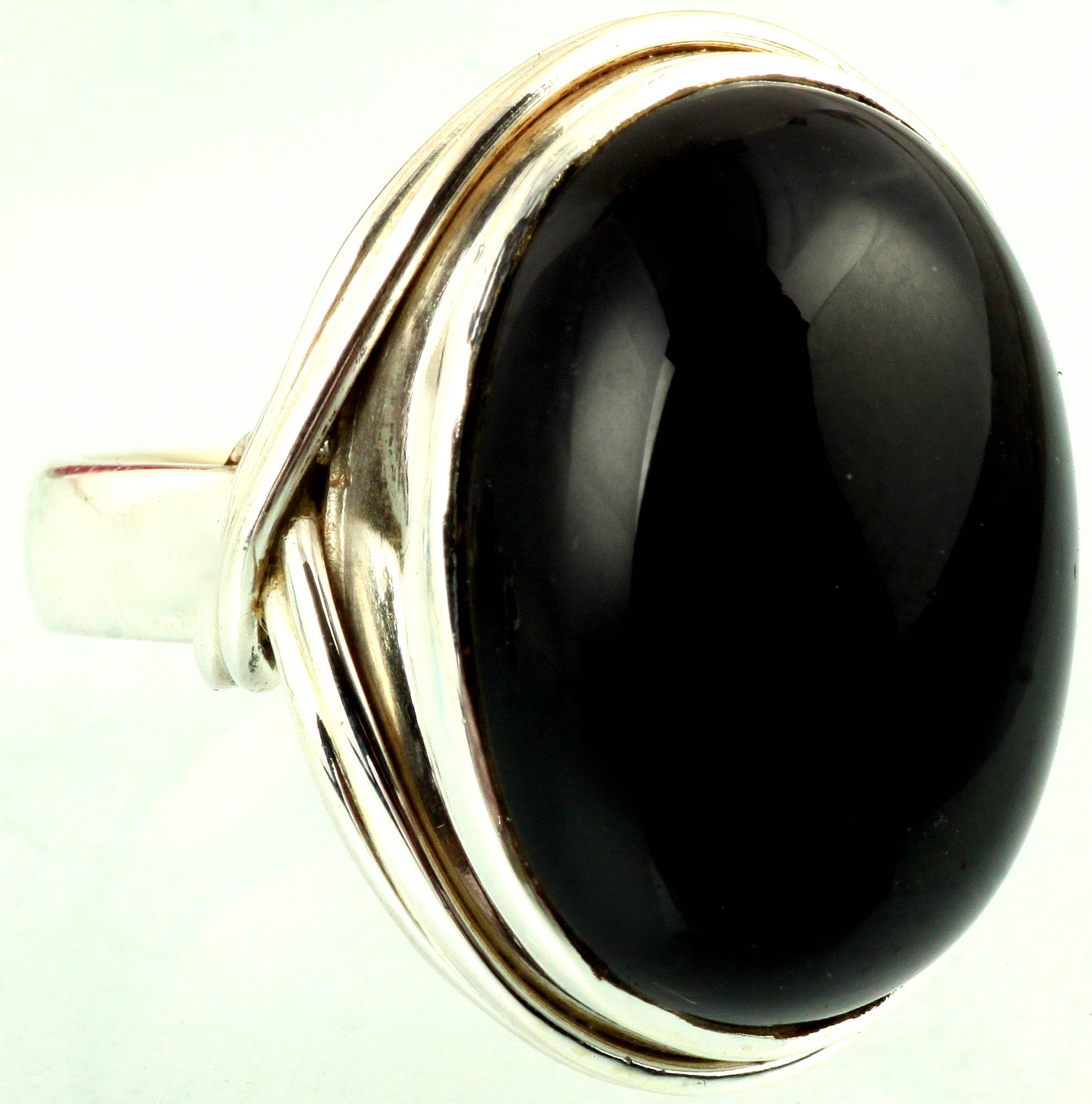 Black Onyx Ring | Exotic India Art