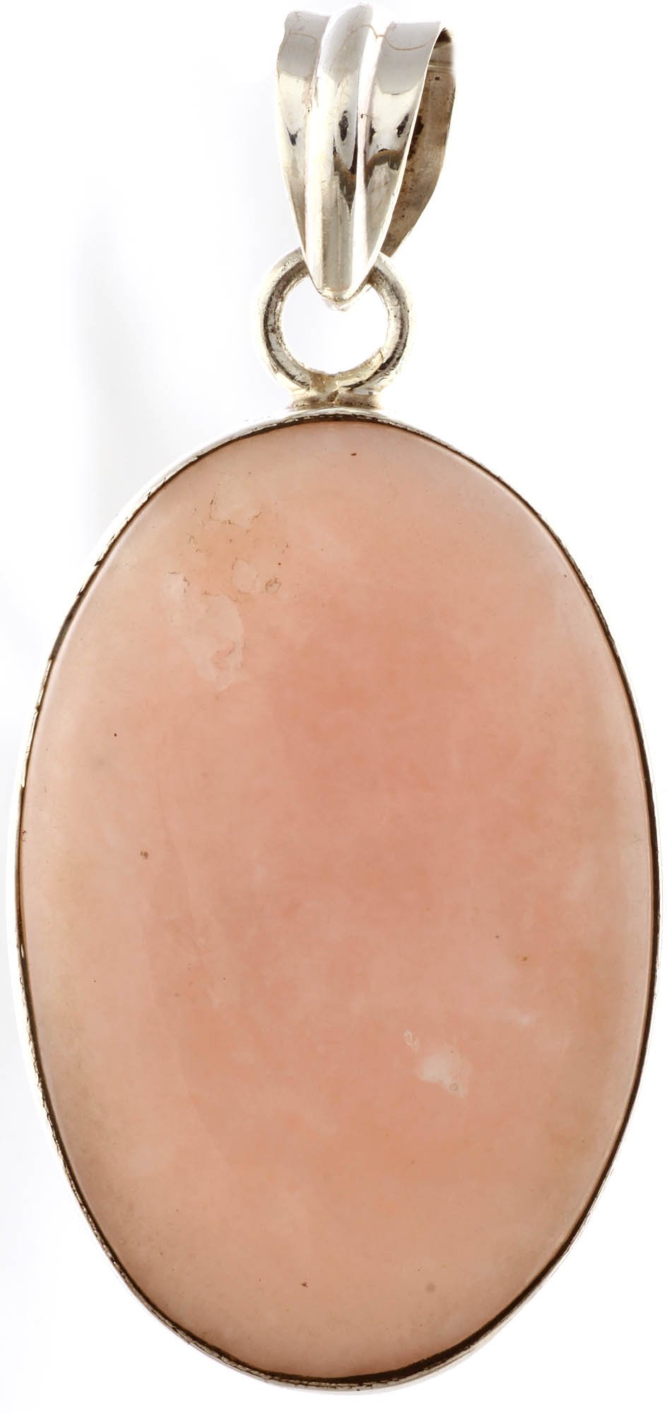 Pink Opal Oval Pendant Exotic India Art