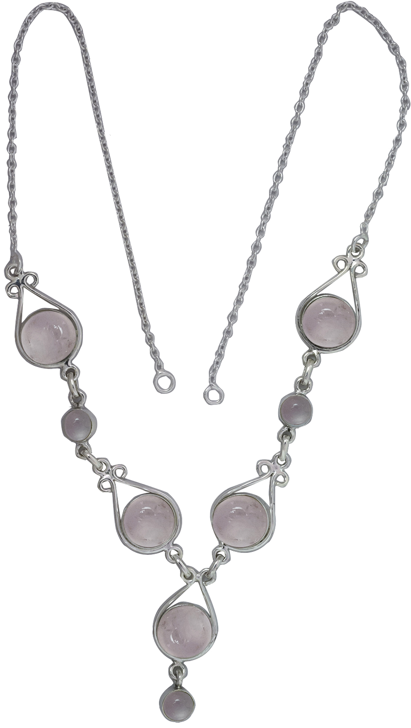 Peter Thomas Roth Ribbon & Reed Fantasies Rose Quartz Necklace in sterling  silver 6mm – Peter Thomas Roth Designs