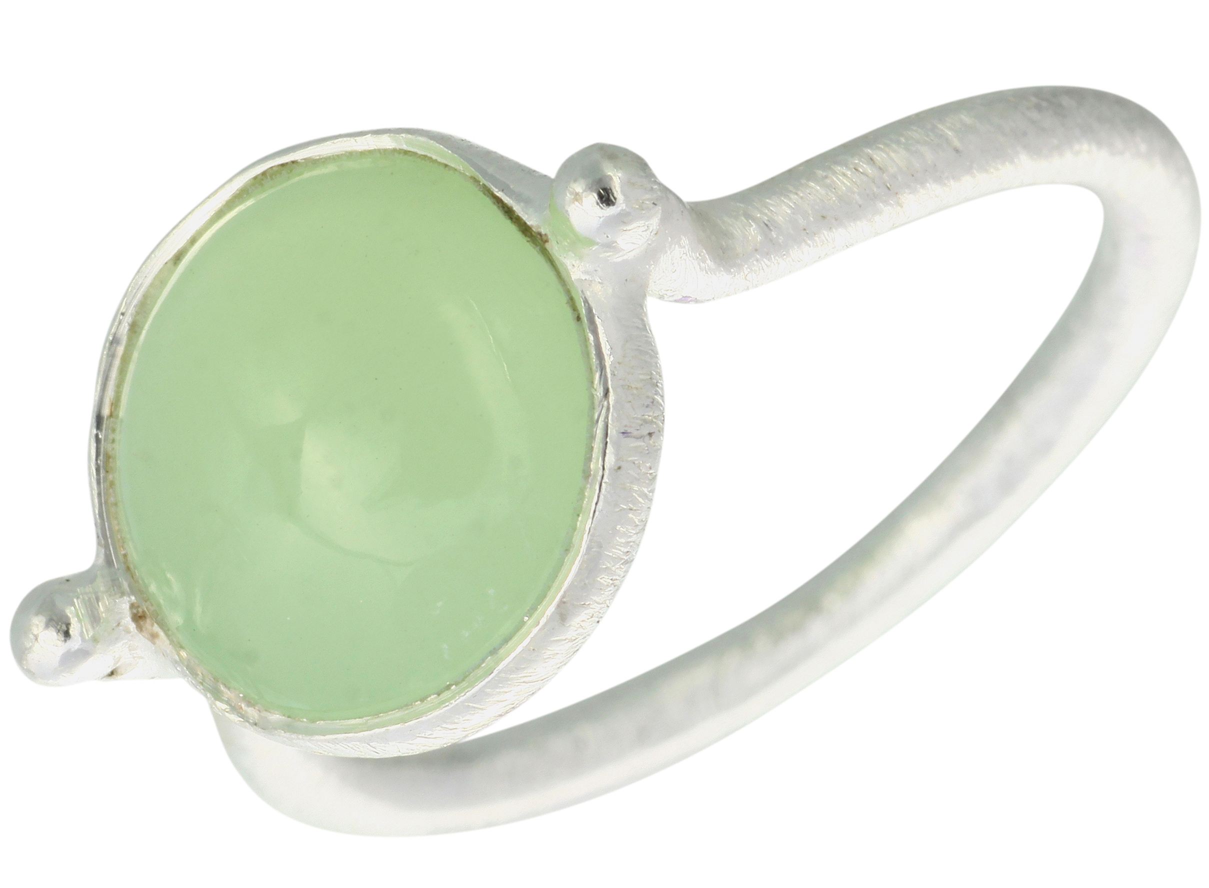 Vintage 9ct Gold Green Chalcedony Ring. - Etsy