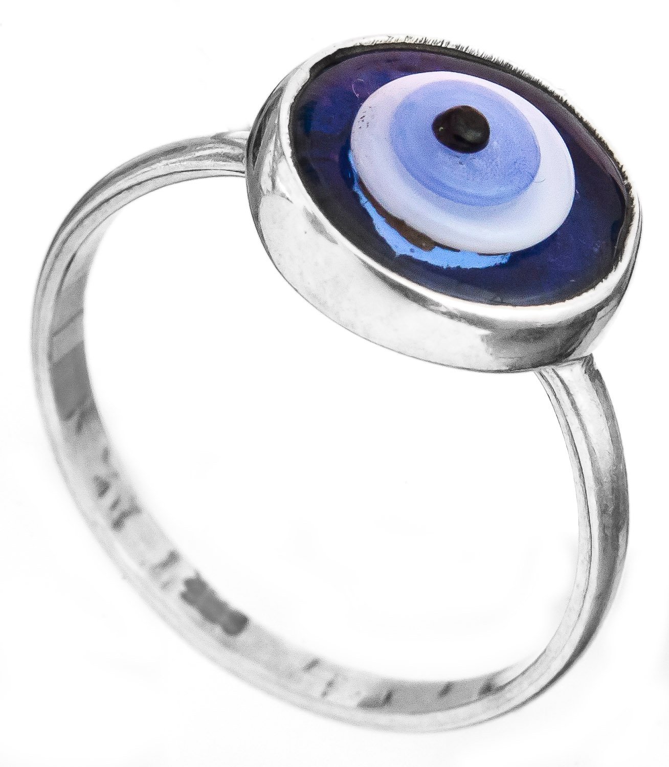 Authentic Blue Evil Eye Ring - Adjustable - Evil Eyes India